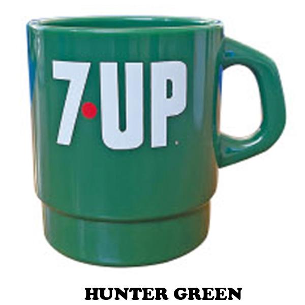 昭和レトロ　セブンアップ　7UP カウンター　レジ　マット コカコーラ　希少 セブンアップ 7UP スタッキング マグカップ プラスチック 日本製
