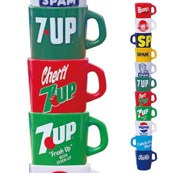 セブンアップ 7UP スタッキング マグカップ プラスチック おしゃれ