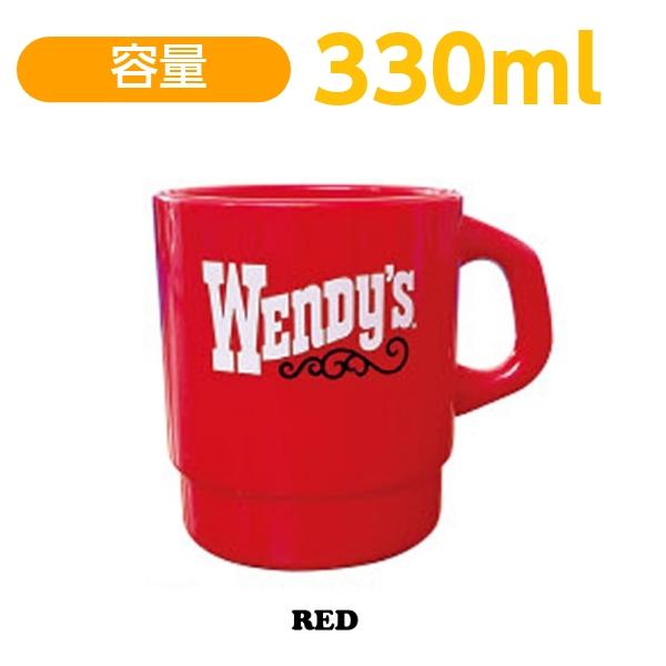 ウェンディーズ WENDY'S スタッキング マグカップ プラスチック 割れ