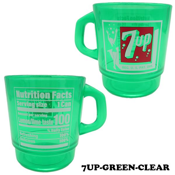 7UP セブンアップ クリア スタッキング マグ マグカップ 330ml 日本製 