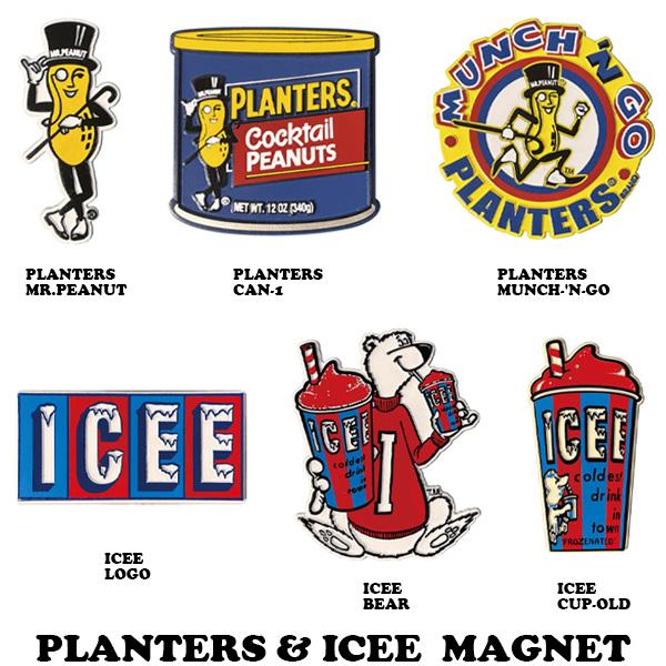 ICEE Mr.ピーナッツ マグネット 冷蔵庫マグネット アメリカン