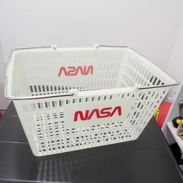 NASA 蓄光 ショッピング バスケット 買い物かご バスケット かご 収納