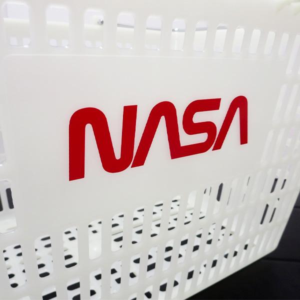 NASAロゴ入りショッピングバスケット（新品未使用品） NASA 蓄光ショッピングバスケット（新品未使用品） - メルカリ