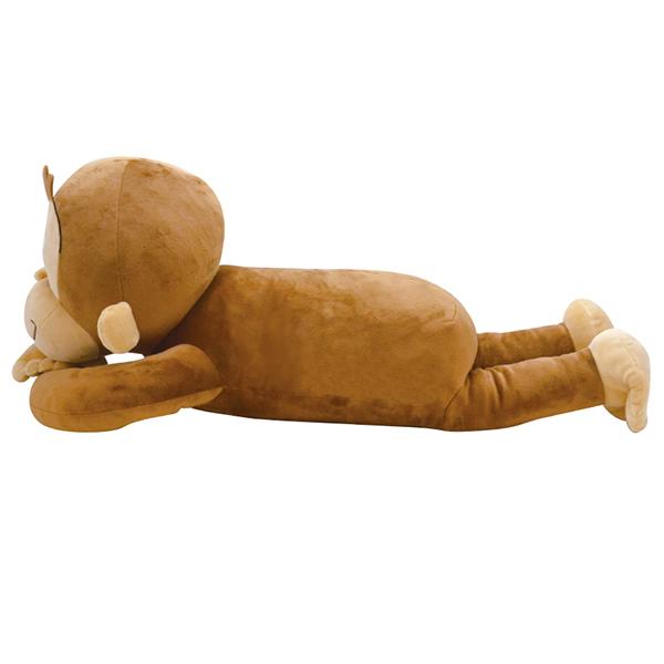 送料無料 おさるのジョージ 寝そべりぬいぐるみ L 2個セット