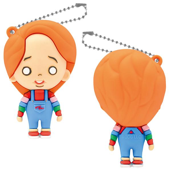 CHUCKY チャッキー ラバーマスコット 2個アソートセット チャイルドプレイ チャッキーキーチェーン ホラー キャラクター 人形 チャッ