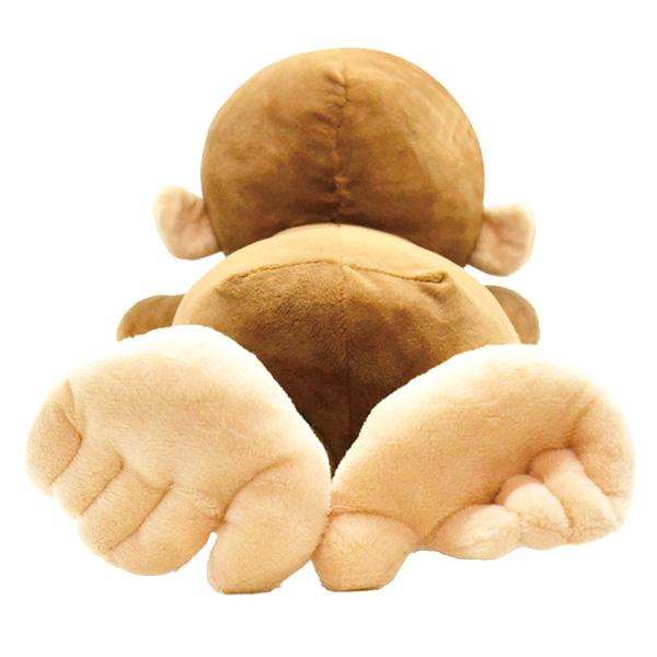 おさるのジョージ ぬいぐるみ big 特大 寝そべり l グッズ ベビー