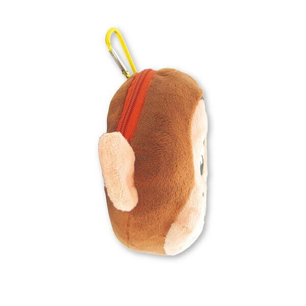 おさるのジョージ ぬいぐるみ パスケース リール付き キュリアス
