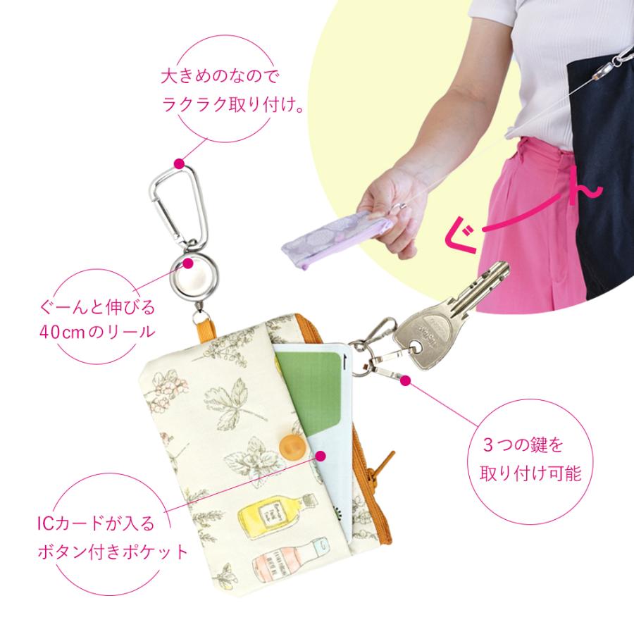 れんちこ リール付きキーケース ブラック｜株式会社デビカ