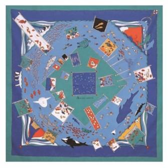 風呂敷 浅山美里 misato asayama 綿二巾風呂敷 綿100％ 約75cm 一般