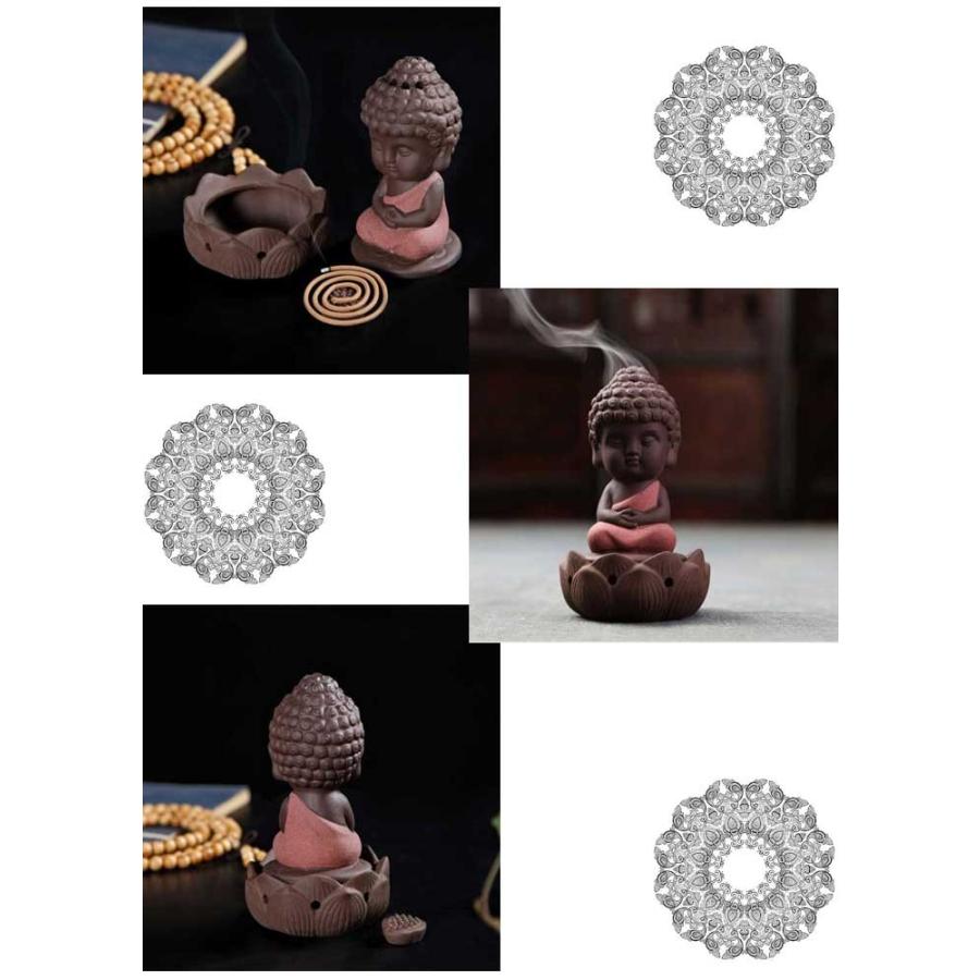 倒流香用 禅 香炉 仏陀 ブッダ 瞑想仏陀 エネルギーワーク 幻想的 煙