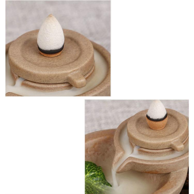 倒流香用 臼 香炉 碾き臼 美しい 香炉 瞑想仏陀 エネルギー