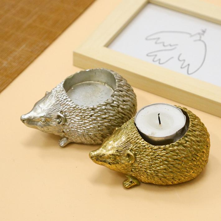可愛いハリネズミ キャンドルホルダー キャンドルホルダー ハリネズミ 北欧 おしゃれ アンティーク