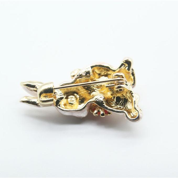 ブローチ うさぎ ブローチ 兎年 ブローチ 干支ブローチ 幸運モチーフ 開運 胸元のアクセント ストール留め |  | 03