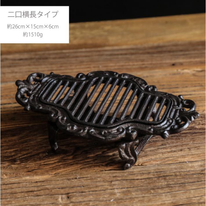 キャンドルウォーマー ティーウォーマー 二口タイプ お料理保温 鍋敷き