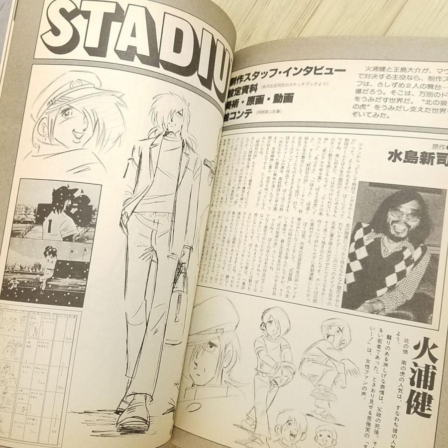 アニメ系[ロマンアルバム・デラックス33 野球狂の詩 北の狼 南の虎