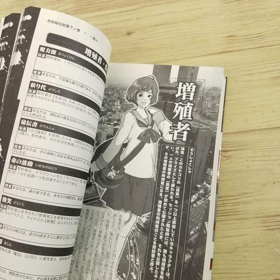 TRPG[忍術バトルRPG シノビガミ スタートブック 上下巻セット