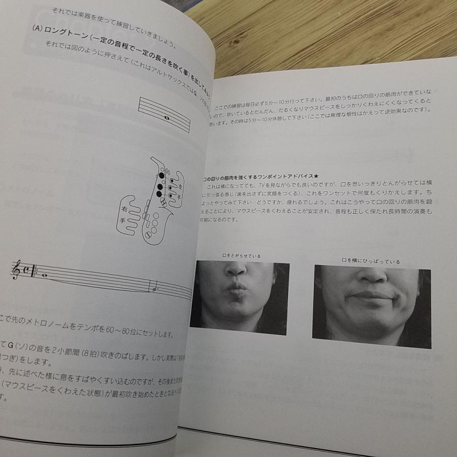 音楽教本[初心者に絶対！！　アルト・サックス初歩の初歩　入門] 練習曲4曲