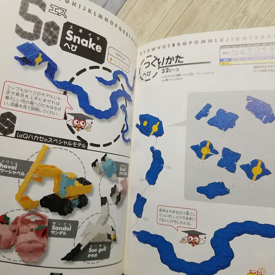 ブロック[LaQ公式ガイドブック LaQ エービーシーブック] パズル