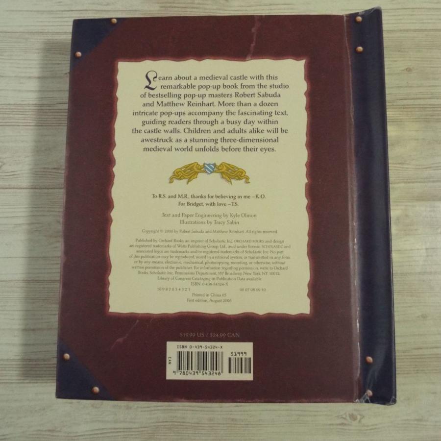 仕掛絵本[キャッスル Castle : Medieval Days and Knights（破損あり