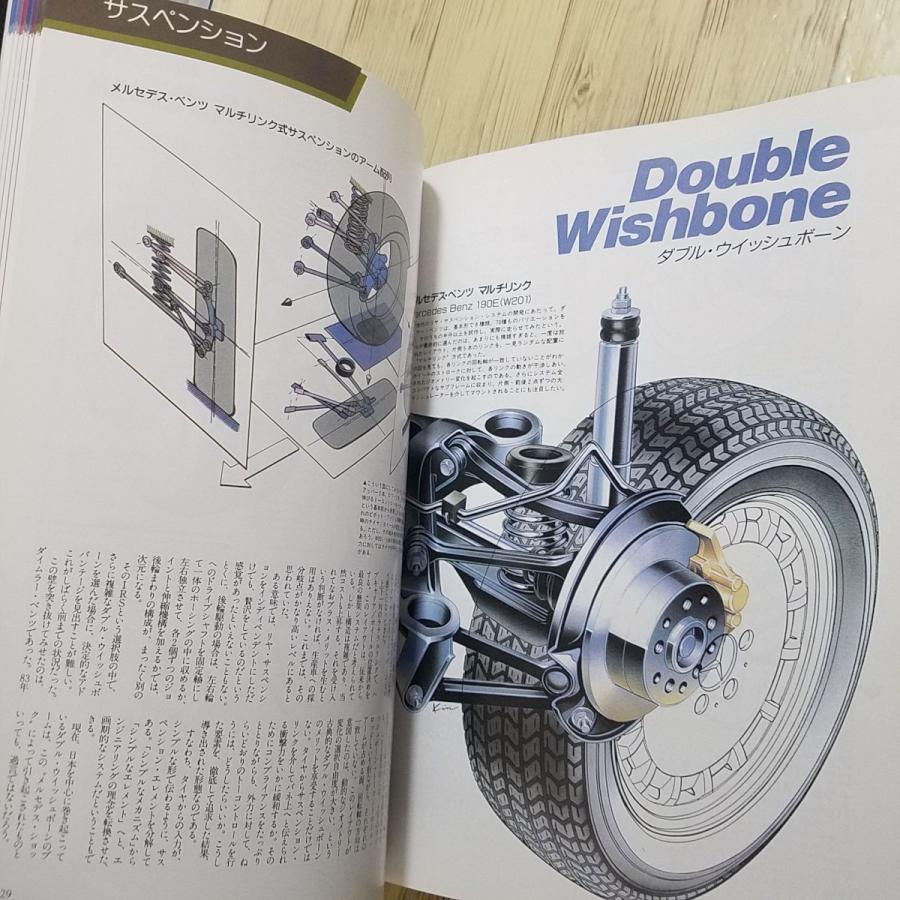 自動車関連[図解 自動車のテクノロジー 基礎編] 1991年刊 両角岳彦