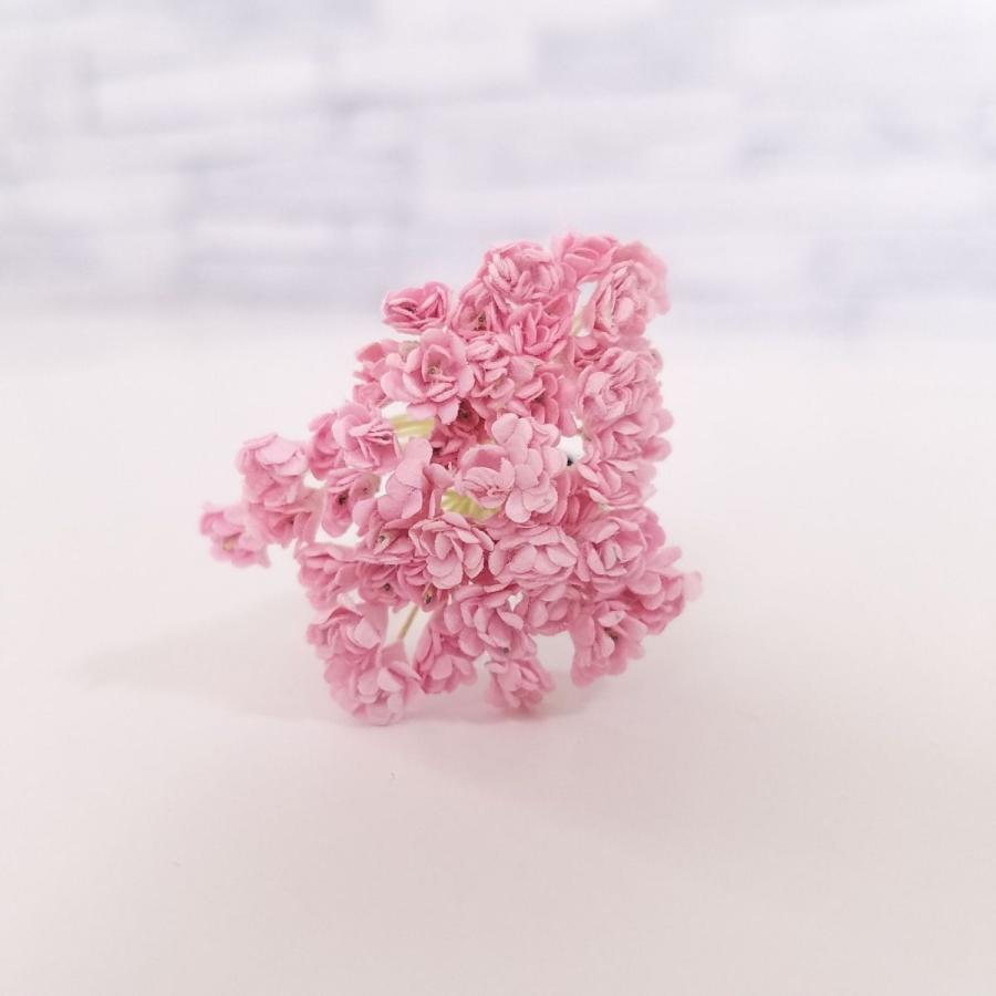 造花 ミニ ペーパークラフト シロツメクサ風 ピンク 直径約3 6mm 50本セット 手作り ハンドメイド リース アートフラワー コサージュ Boko0460tzkx Funfunほうむず 通販 Yahoo ショッピング