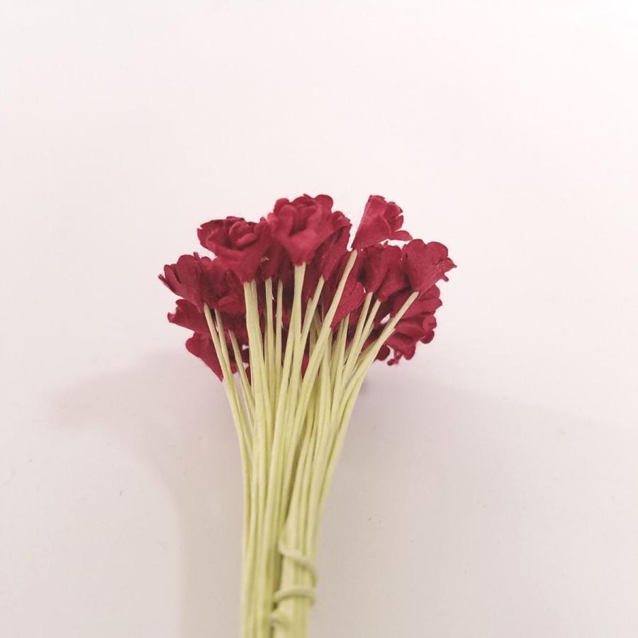 造花 ミニ ペーパークラフト シロツメクサ風 ワインレッド 直径約3 6mm 50本セット 手作り ハンドメイド リース アートフラワー Boko0460tzkx Funfunほうむず 通販 Yahoo ショッピング