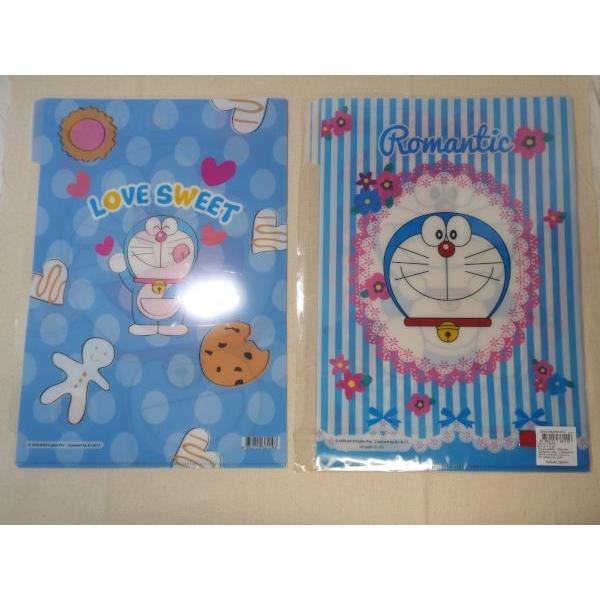 ドラえもん A4サイズ 仕切り付きクリアファイル（5ポケット） 2枚