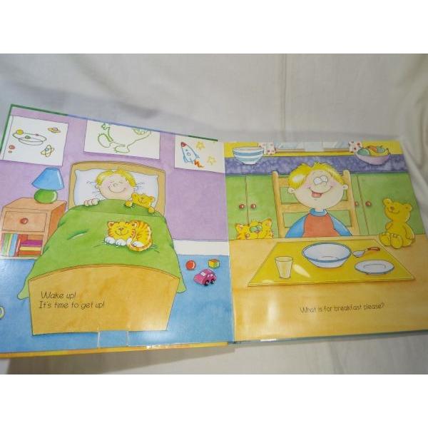 仕掛絵本[My Busy Day : CHANGING PICTURES] 洋書 英語絵本 つまみ引き