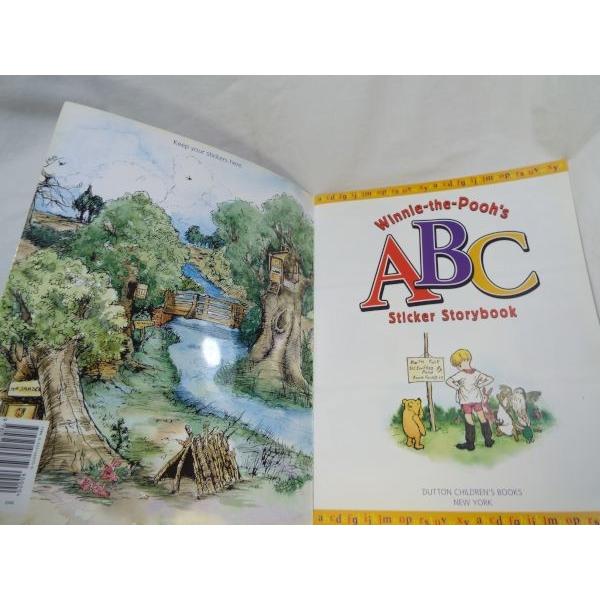 知育絵本[クマのプーさん ABC Sticker Storybook] 英語 洋書 ミルン