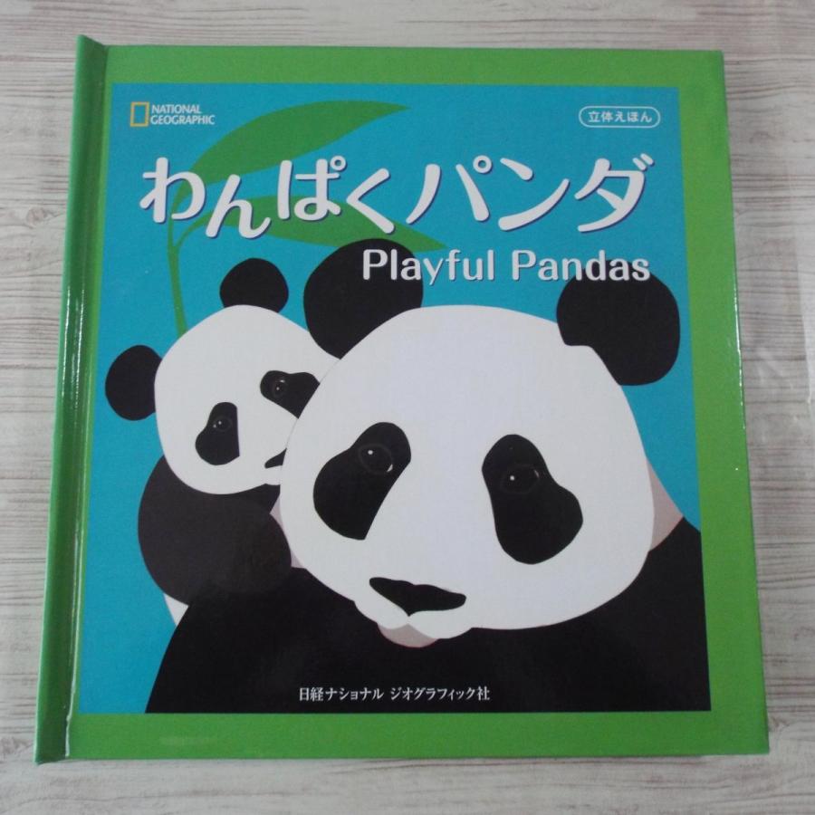 仕掛絵本[立体えほんわんぱくパンダ（一部破損）]ナショナルジオ