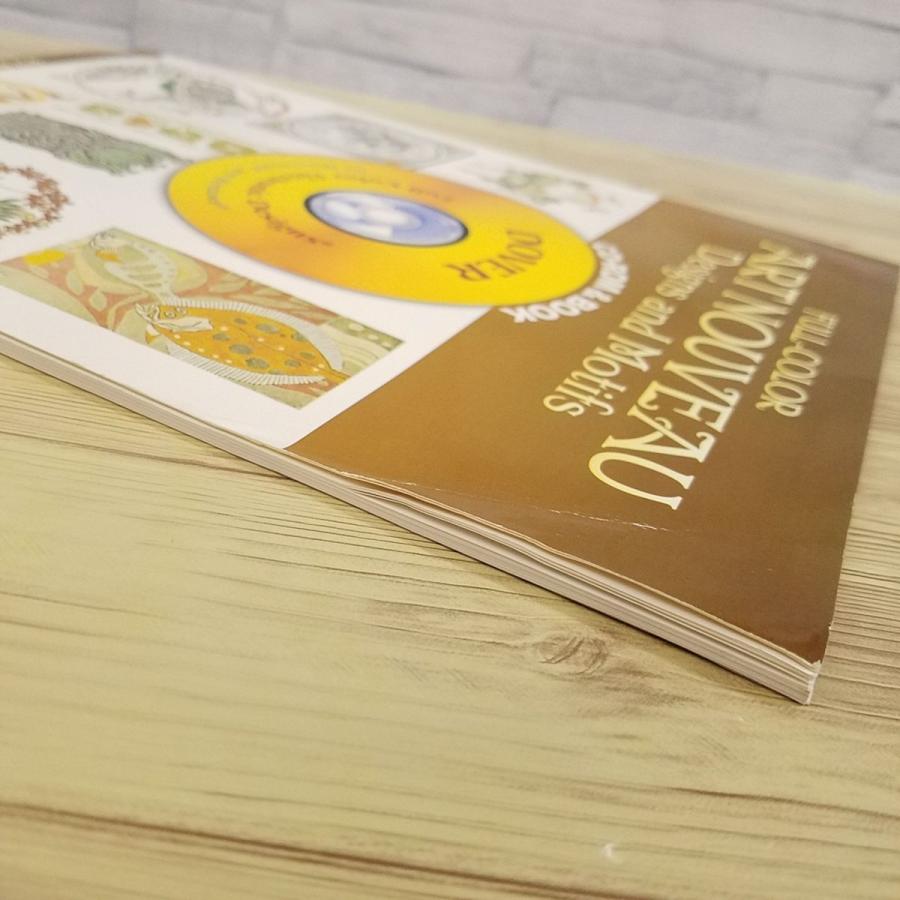 美しいデザイン洋書　装飾デザイン集　フレーム枠　CD-ROM　dover 画像素材集[アール・ヌーヴォー装飾デザイン FULL-COLOR ART NOUVEAU