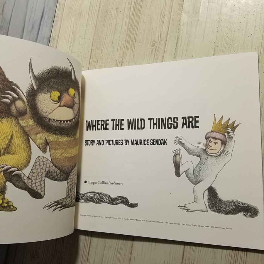 外国語絵本[WHERE THE WILD THINGS ARE （かいじゅうたちのいるところ