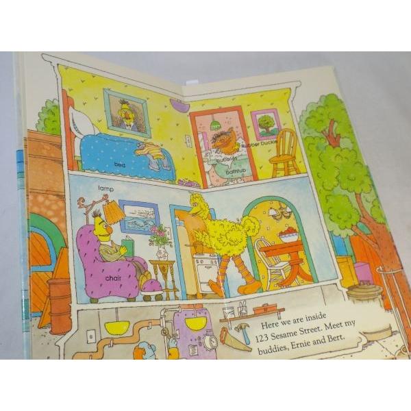 絵本[セサミストリート Inside Sesame Street] 洋書 英語絵本 1980年代