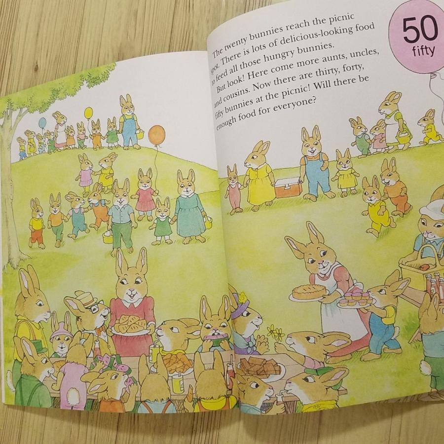外国語絵本[The Bunnies' Counting Book] 洋書 英語絵本 知育絵本