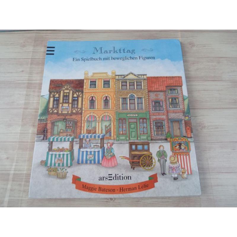Markttag Ein Spielbuch mit beweglichen Figuren（小物一部欠品） MaggieBateson、HermanLelie Reed Consumer