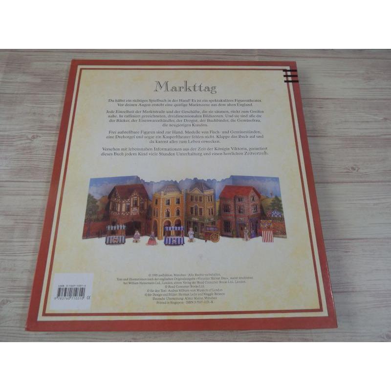 Markttag Ein Spielbuch mit beweglichen Figuren（小物一部欠品） MaggieBateson、HermanLelie Reed Consumer