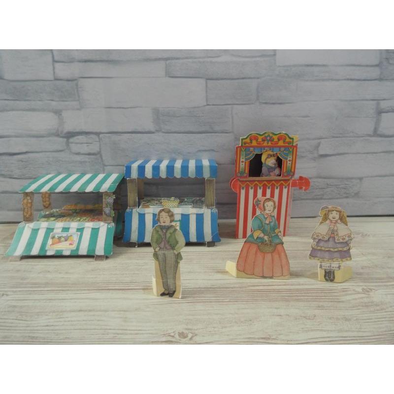 Markttag Ein Spielbuch mit beweglichen Figuren（小物一部欠品） MaggieBateson、HermanLelie Reed Consumer