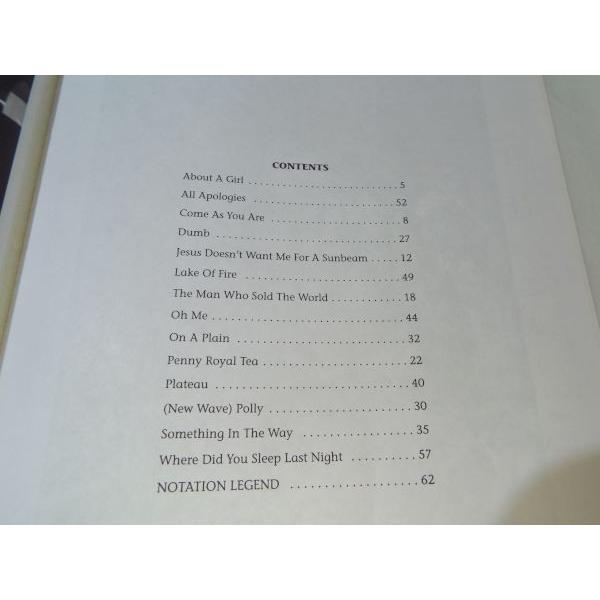 NIRVANA UNPLUGGED IN NEW YORK Hal Leonard Publishing Corporation ...