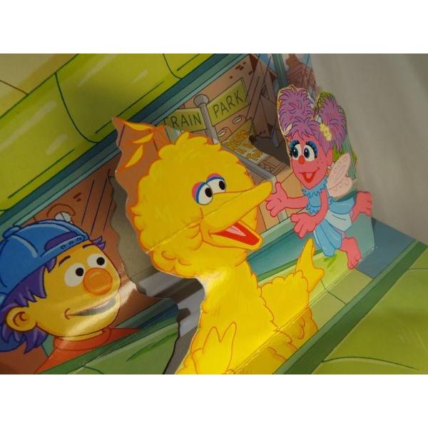 仕掛絵本[セサミストリート Big Bird in the City] 洋書 ビッグ
