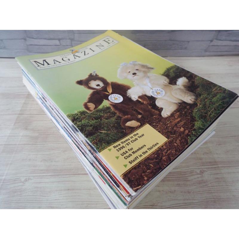 人形系[テディベア STEIFF CLUB MAGAZINE 44冊セット(No.17-66 人形系[テディベア STEIFF CLUB MAGAZINE 44冊セット(No.17-66