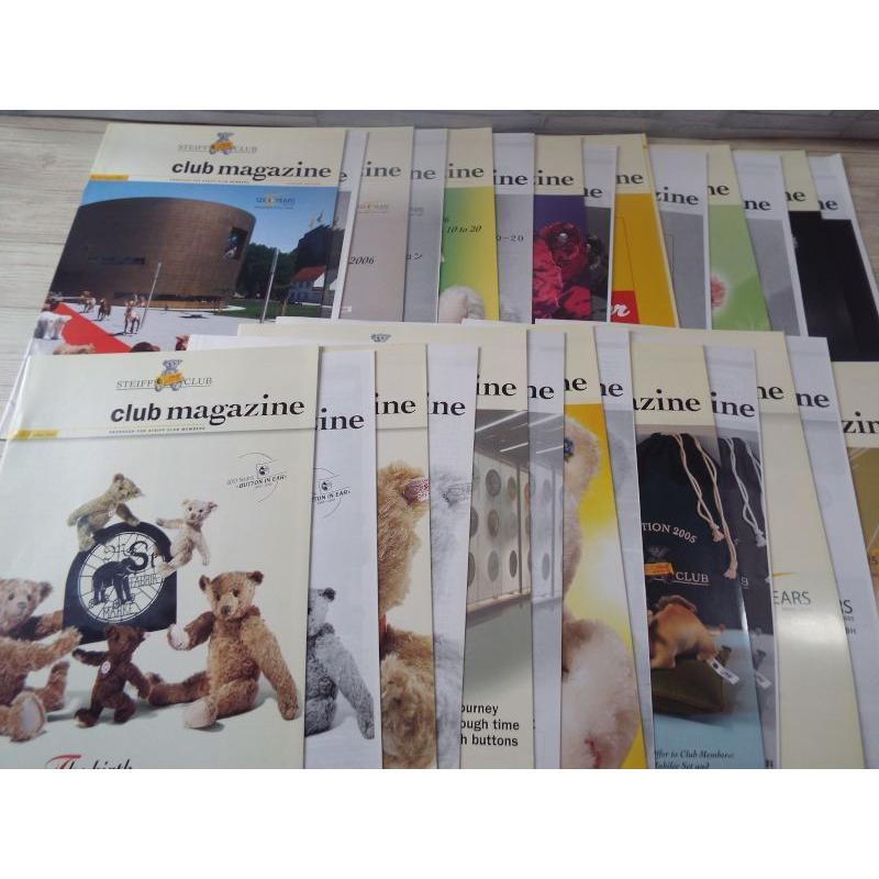 人形系[テディベア STEIFF CLUB MAGAZINE 44冊セット(No.17-66 人形系[テディベア STEIFF CLUB MAGAZINE 44冊セット(No.17-66