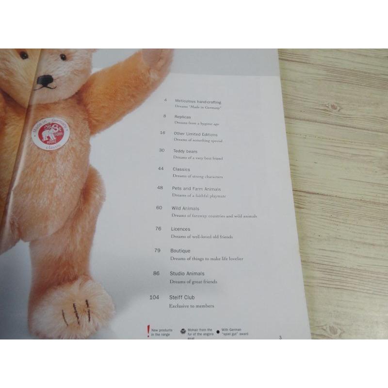 テディベア シュタイフ カタログ THE STEIFF CLASSIC CATALOGUE テディベア シュタイフ カタログ THE STEIFF CLASSIC CATALOGUE