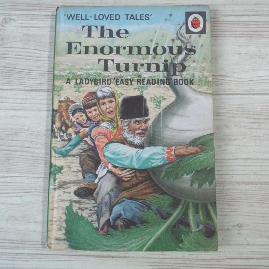 外国語絵本 おおきなカブ The Enormous Turnip A Ladybird Easy Reading Book 1970年 レトロ 絵本 新書サイズ 英語絵本 Boko1911chx Funfunほうむず 通販 Yahoo ショッピング