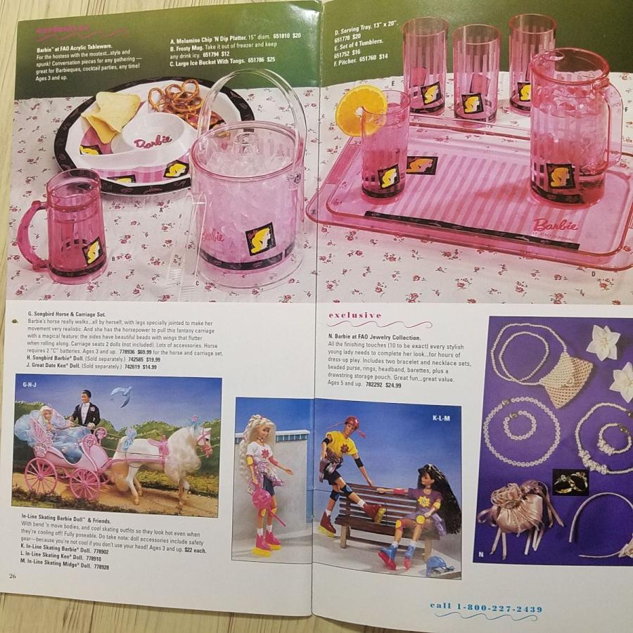 期間限定特価】人形系[バービー Barbie カタログ（詳細不明）] 1996年