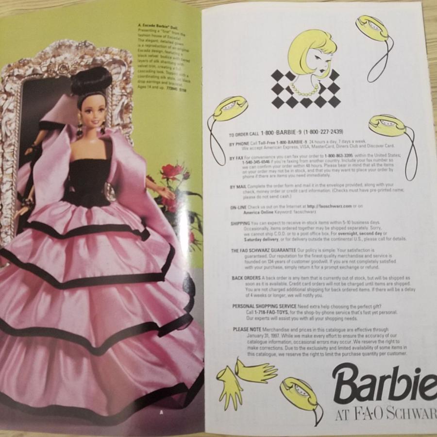 人形系[バービー Barbie カタログ（詳細不明）] 1996年？ F・A・O
