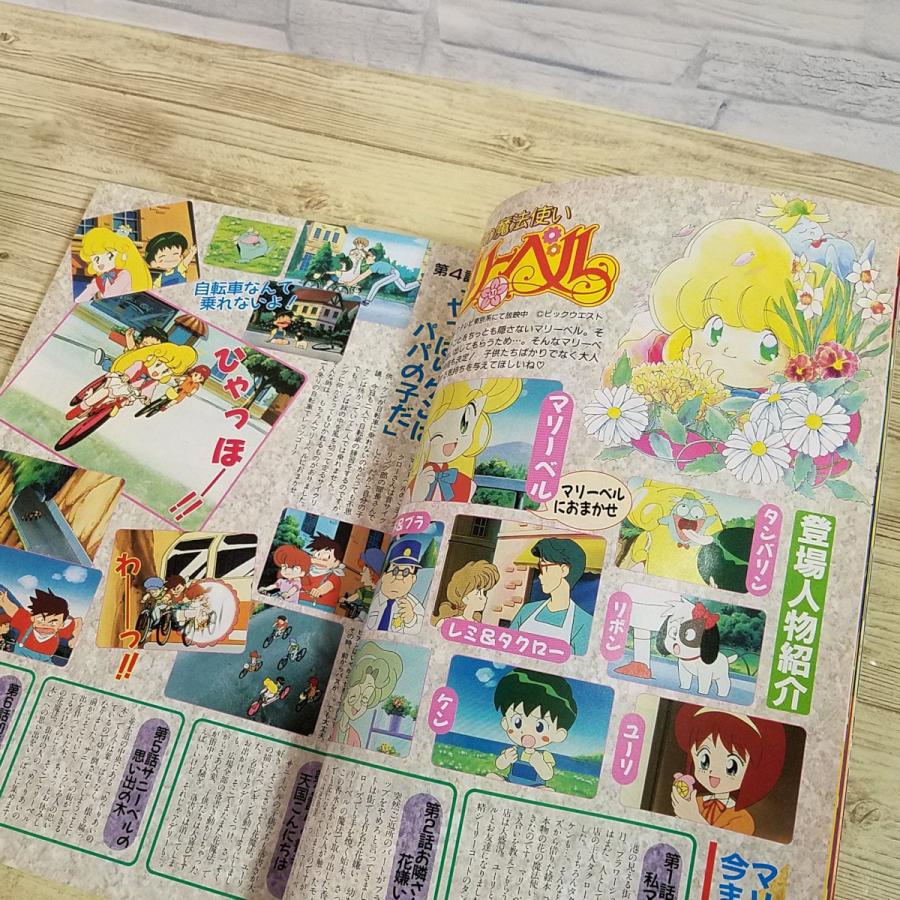 アニメ雑誌[(付録ポスター付き)月刊アウト 1991年6月号] 懐かしアニメ