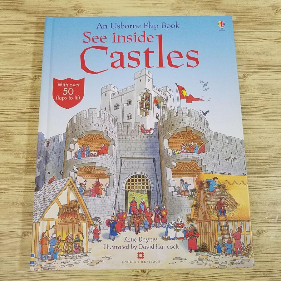 仕掛絵本[USBORNE フラップ・ブック ヨーロッパのお城をのぞこう！ See