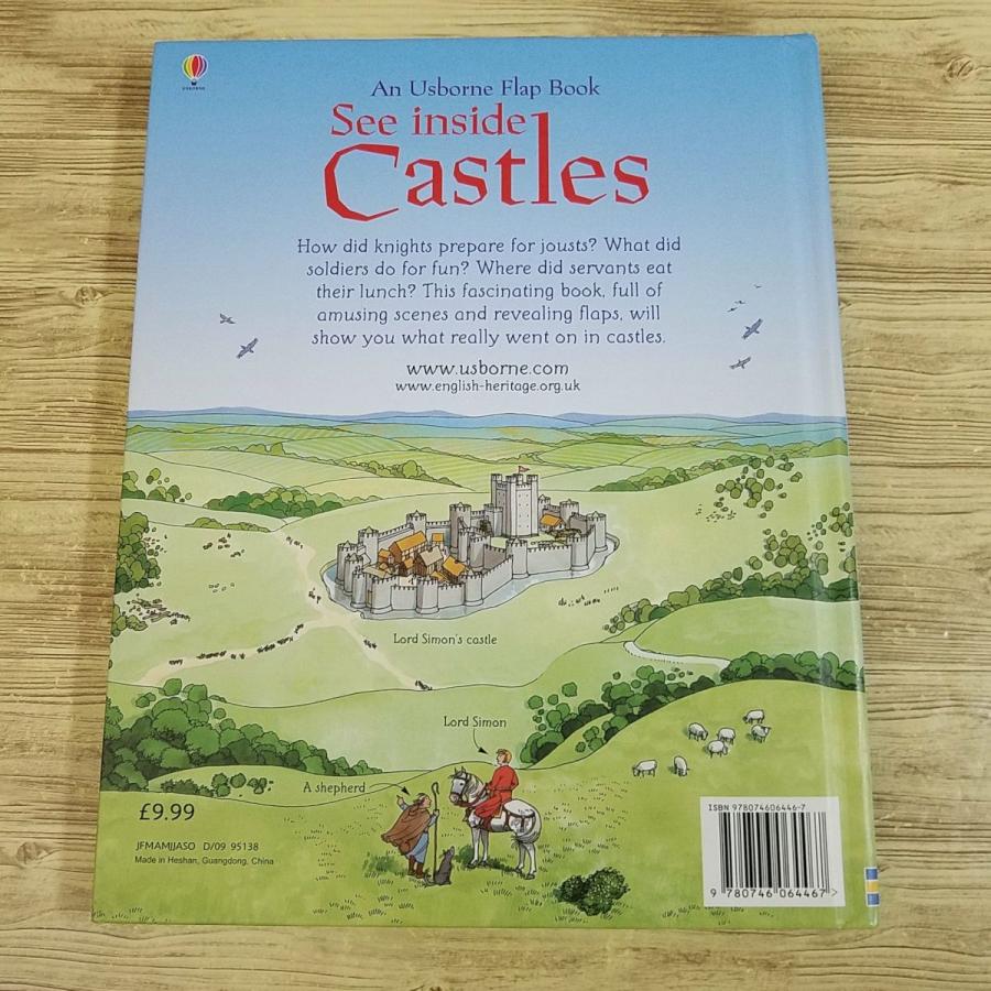 仕掛絵本[USBORNE フラップ・ブック ヨーロッパのお城をのぞこう！ See