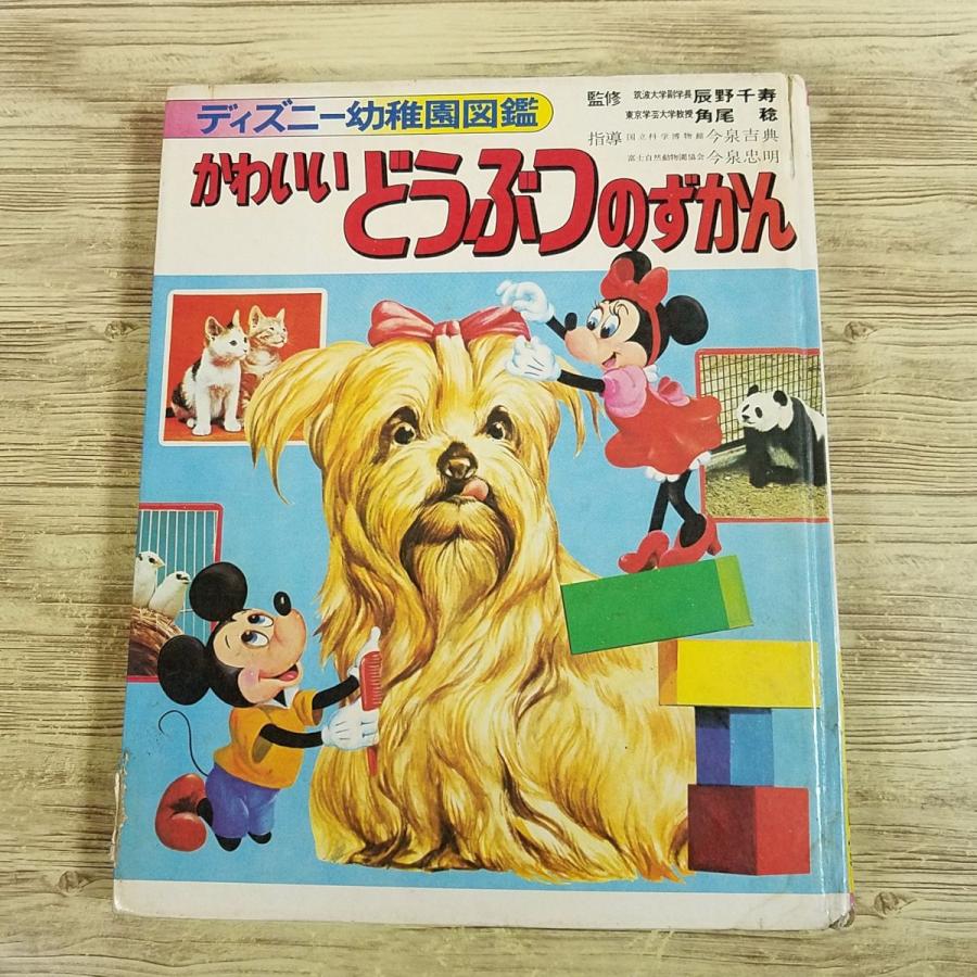 図鑑[ディズニー幼稚園図鑑 かわいい どうぶつのずかん] 1974年 動物