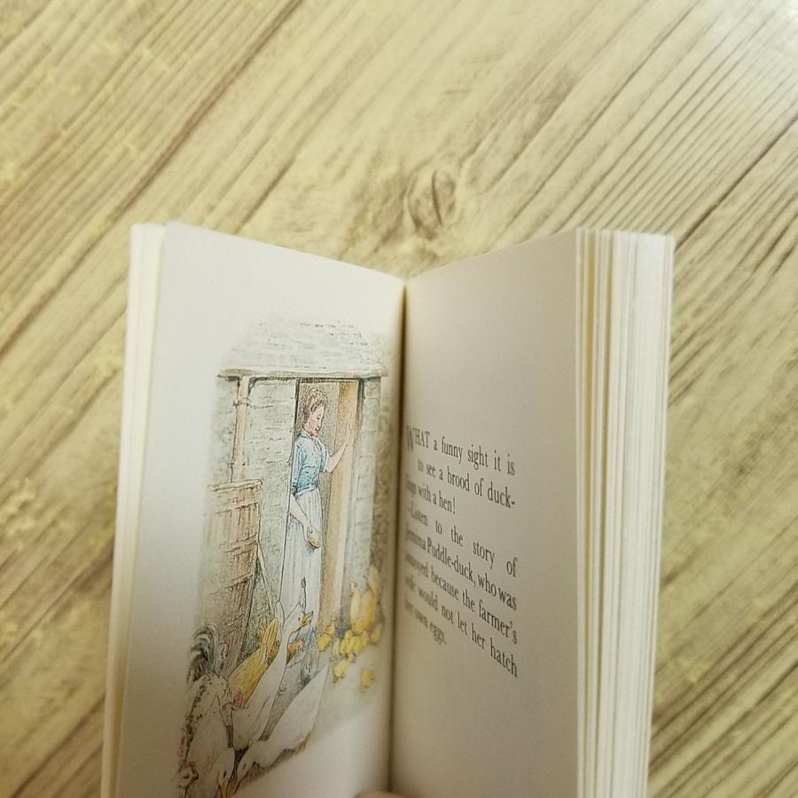 ピーターラビット　 ミニチュア本セット　洋書 外国語絵本[ピーターラビット ミニチュア絵本箱入り4冊セット THE